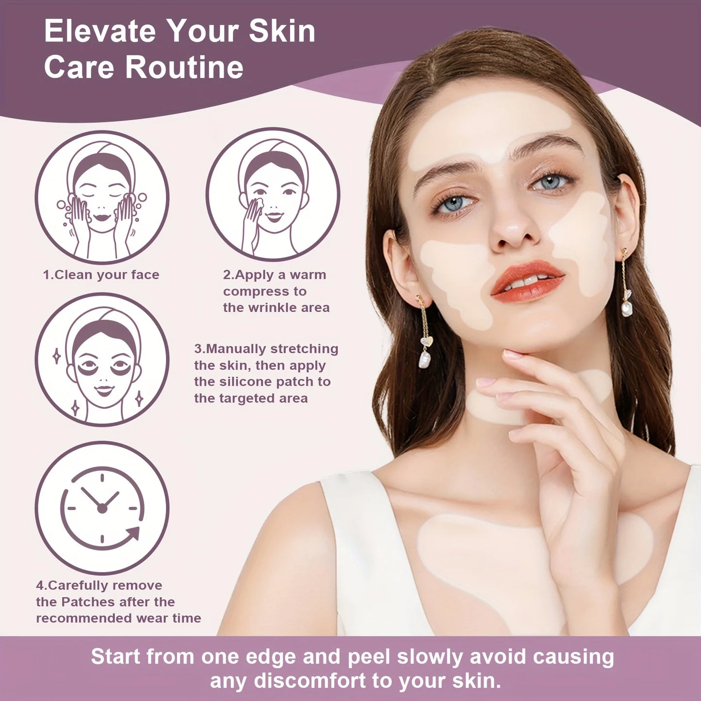 Ageless Beauty Silicone Wrinkle Patches